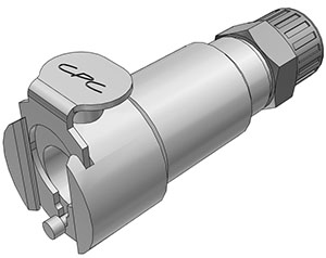 MCD1304 - Kupplung MS-VC mit Klemmverschraubung 6,4 x 4,3 mm mit Absperrung