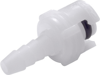 SMM02 - Submini.-Stecker Acetal mit 3,2 mm Schlauchtülle ohne Absperrung