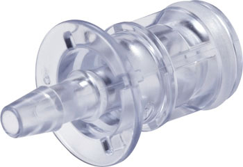 MPC22002T03M - Stecker Polycarbonat mit Schlauchtülle 3,2 mm Schlauch ID, Silikon-O-Ring Kl.VI