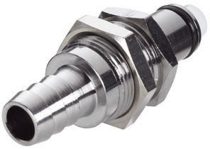 73200 73200 - Stecker MS-VC Schott mit Schlauchtülle 9,5 mm mit Absperrung, NSF (LCD42006 NSF)