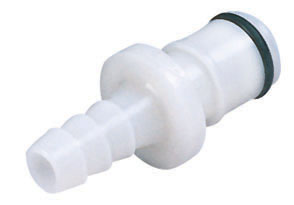 APC22004 - Stecker Acetal mit Schlauchtülle 6,4 mm ohne Absperrung