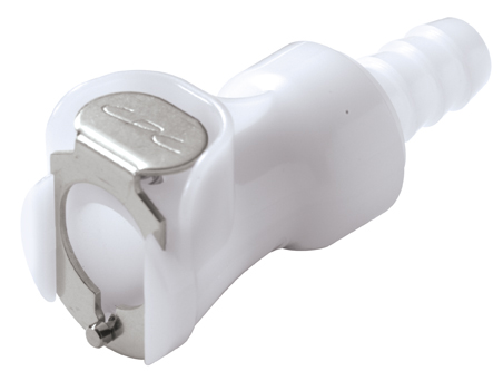 PLCD17005 - Kupplung Acetal mit Schlauchtülle 7,9 mm mit Absperrung