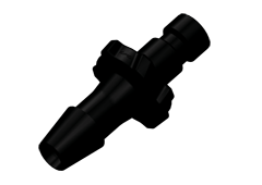 BC531 BC531 - Stecker Nylon (schwarz) mit 4,0 mm Schlauchtülle