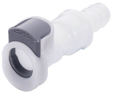 APC17006SH APC17006SH - Kupplung Acetal mit Schlauchtülle 9,5 mm ohne Absperrung
