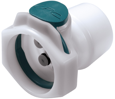 SXM17M3 SXM17M3 - Sechsfachverb. Kupplung Acetal mit 3,0 mm Acetal Stecker Einsätzen ohne Absperrung
