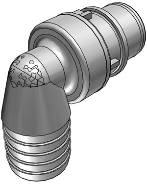 HFC231212 HFC231212 - Stecker PP mit Winkel-Schlauchtülle 19,0 mm ohne Absperrung
