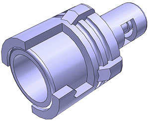 SMF0191 SMF0191 - Submini.-Kupplung Polycarbonat mit 1,6 mm Schlauchtülle ohne Absperrung
