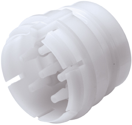 SXFD42M3 SXFD42M3 - Sechsfachverb. Stecker Acetal, Schott mit 3,0 mm Acetal Kuppl. Einsätzen mit Absperrung