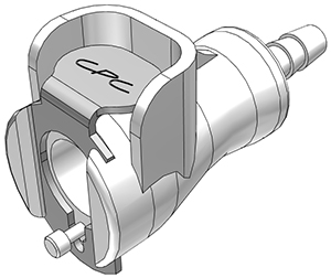 PMC1702 - Kupplung Acetal mit Schlauchtülle 3,2 mm ohne Absperrung
