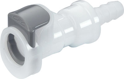 APC17004SH APC17004SH - Kupplung Acetal mit Schlauchtülle 6,4 mm ohne Absperrung