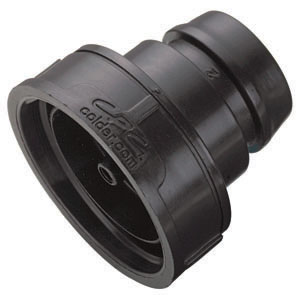9462000 - UDC Cap 38mm PP schw. mit Absperrung mit Gewindedichtung, EPDM O-Ring