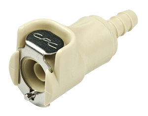 PSD1700412 PSD1700412 - Anstich-Kupplung PP mit Schlauchtülle 6,4 mm mit Absperrung