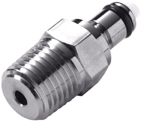 18000 18000 - Stecker MS-VC mit konischem AG 1/4" NPT mit Absperrung, NSF (MCD2404 NSF)