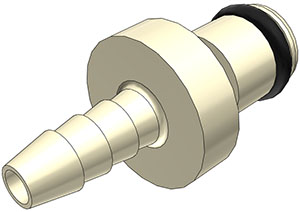 PMC220212 PMC220212 - Stecker PP mit Schlauchtülle 3,2 mm ohne Absperrung