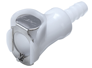 PLC17004 - Kupplung Acetal mit Schlauchtülle 6,4 mm ohne Absperrung