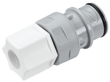 HFC20612 HFC20612 - Stecker PP mit Klemmverschraubung 9,5 mm AD ohne Absperrung