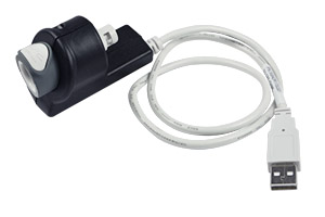 INS4DR1700201 INS4DR1700201 - RFID Kupplung PP mit Schlauchtülle 3,2 mm mit Absperrung, Non-Spill Lesegerät mit USB Schnittstelle
