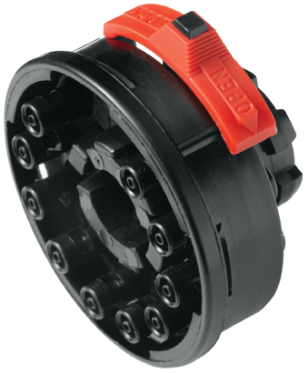 TMB1001 TMB1001 - Zehnfachverb. Stecker Nylon mit 1,6 mm Acetal Stecker Einsätzen ohne Absperrung