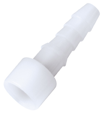TFFD02MWHT TFFD02MWHT - 3,2 mm Kuppl. Einsatz mit Absperrung aus Acetal (weiß)