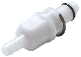 PLMD22004 - Multi-Mount Steckereinsatz Acetal mit Schlauchtülle 6,4 mm mit Absperrung