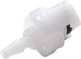 SMMM3 - Submini.-Stecker Acetal mit 3,0 mm Schlauchtülle ohne Absperrung FKM-Dichtung