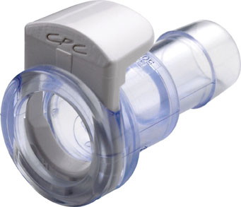 MPC17006T03B25 - Kupplung Polycarbonat mit Schlauchtülle 9,5 mm Schlauch ID