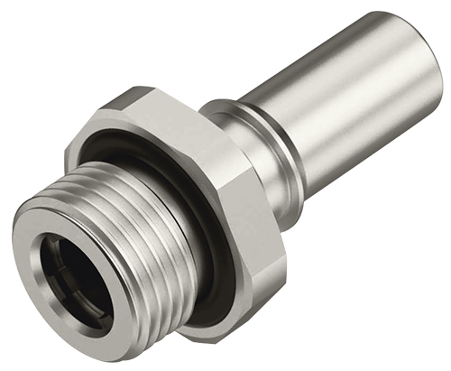 LQ4SD47006 LQ4SD47006 - Stecker Edelstahl mit AG 3/8" BSPP mit Absperrung, Non-Spill
