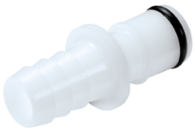 APC22006 - Stecker Acetal mit Schlauchtülle 9,5 mm ohne Absperrung