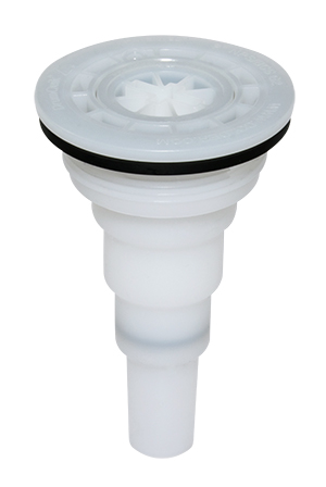 DQPRO20G2NPSPL DQPRO20G2NPSPL - Einsatz für 2" NPS (ISO G2) Gewinde (Kunststofffässer und IBC-Deckel) HDPE, EPDM-Flachdichtung