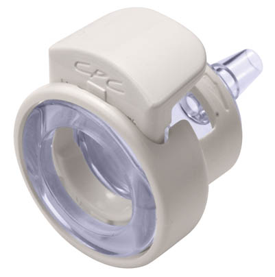 MPCK17002T03 - Kupplung Polycarbonat mit Schlauchtülle 3,2 mm Schlauch ID, Sperrvorrichtung