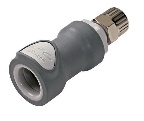 NS4D13006 NS4D13006 - Kupplung PP mit Klemmverschraubung 9,5 x 6,4 mm mit Absperrung, Non-Spill
