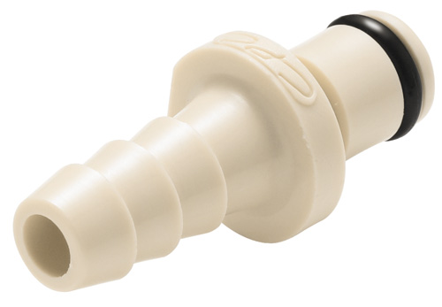PMC220412 - Stecker PP mit Schlauchtülle 6,4 mm ohne Absperrung