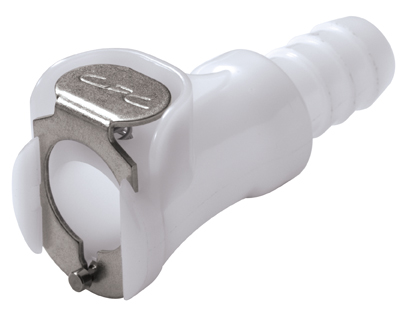 PLC17006 - Kupplung Acetal mit Schlauchtülle 9,5 mm ohne Absperrung