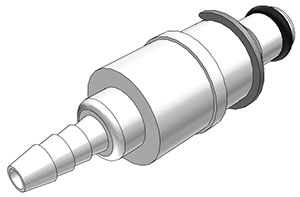 PMM2202 - Multi-Mount Steckereinsatz Acetal mit Schlauchtülle 3,2 mm ohne Absperrung