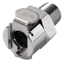 15500 15500 - Kupplung MS-VC mit konischem AG 1/8" NPT mit Absperrung, NSF (MCD1002 NSF)