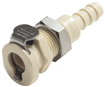 PMC160412 PMC160412 - Kupplung PP Schott mit Schlauchtülle 6,4 mm ohne Absperrung